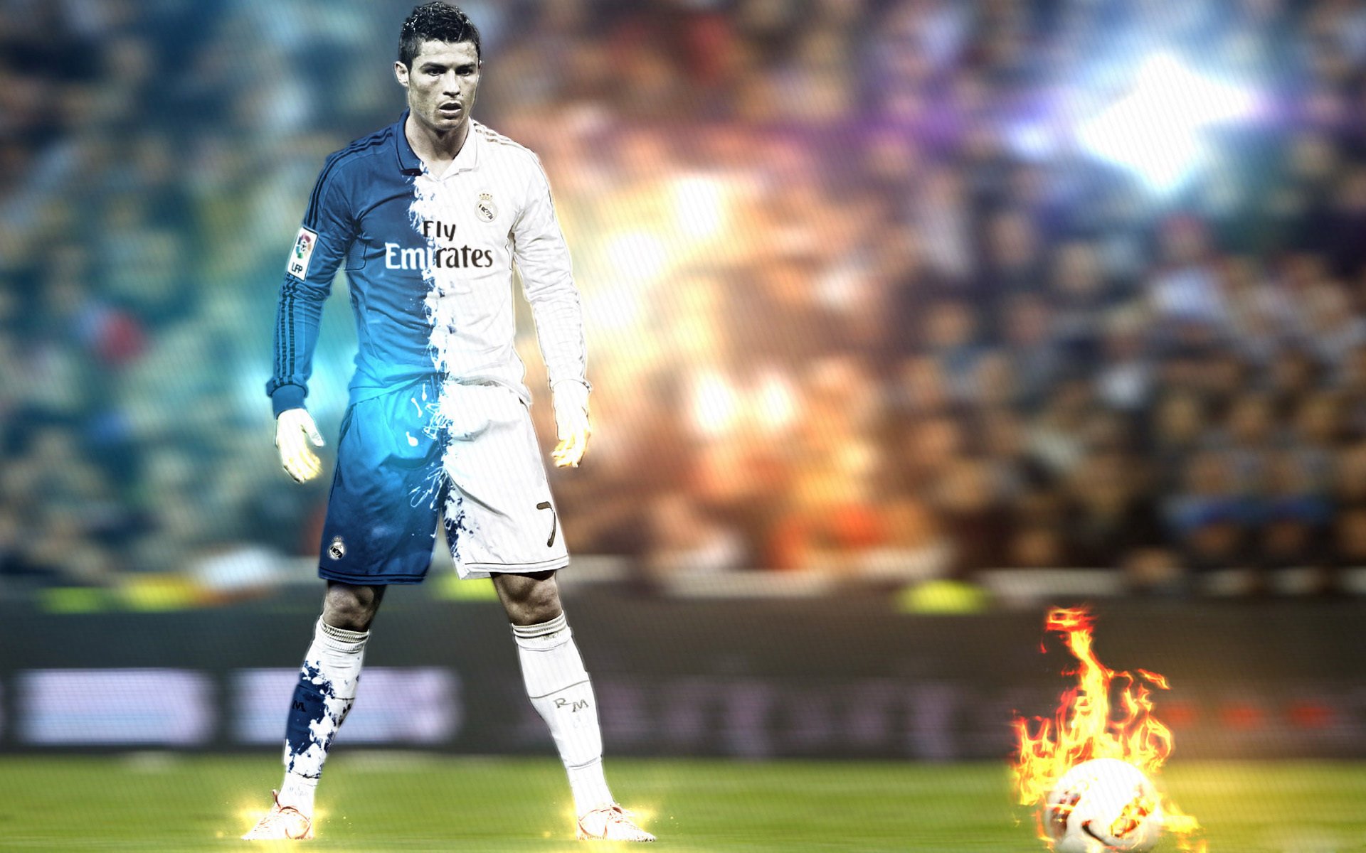 大屏幕上的祝福和呼喊,欧冠夜晚的感人瞬间,欧冠段子